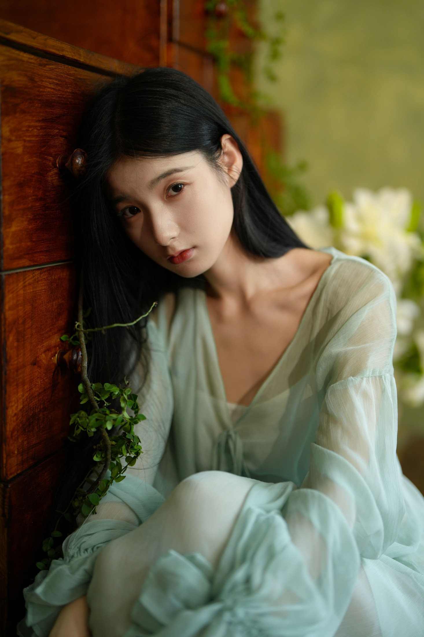 图片[1] - 《青裙百合花少女》[25P] - 机器猫次元 - 机器猫次元