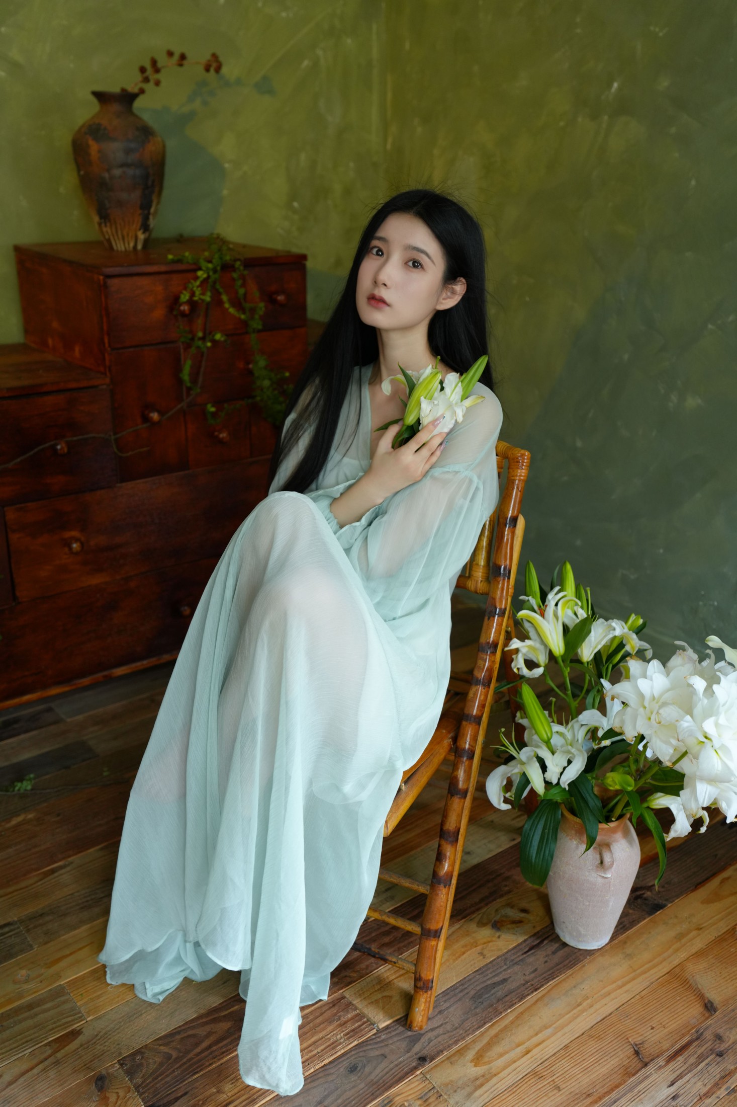 图片[8] - 《青裙百合花少女》[25P] - 机器猫次元 - 机器猫次元