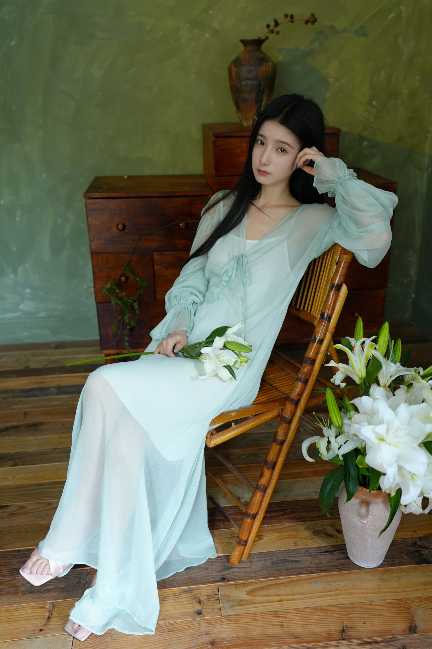 图片[5] - 《青裙百合花少女》[25P] - 机器猫次元 - 机器猫次元