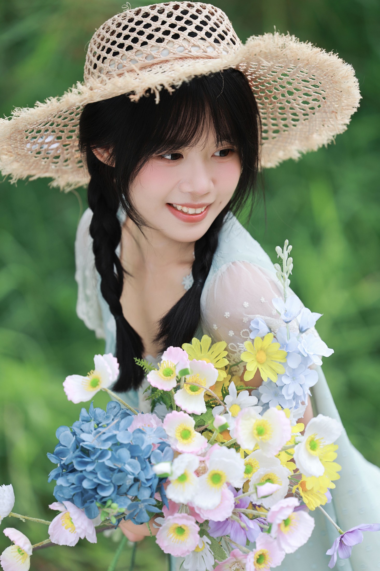 图片[2] - 《闯入夏日草地，做个无忧无虑的少女》[9P] - 机器猫次元 - 机器猫次元