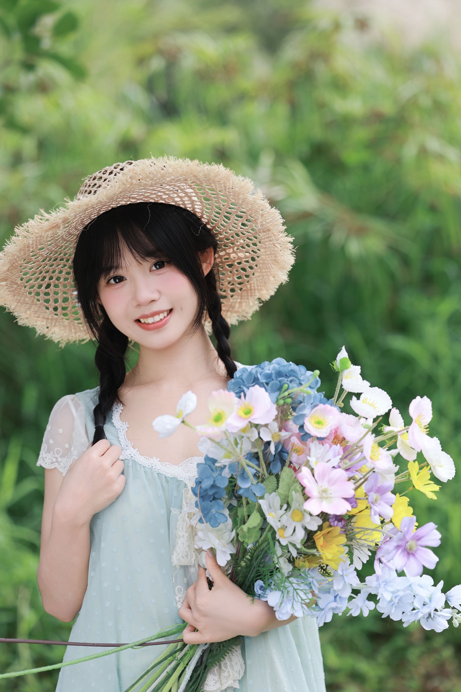 图片[3] - 《闯入夏日草地，做个无忧无虑的少女》[9P] - 机器猫次元 - 机器猫次元