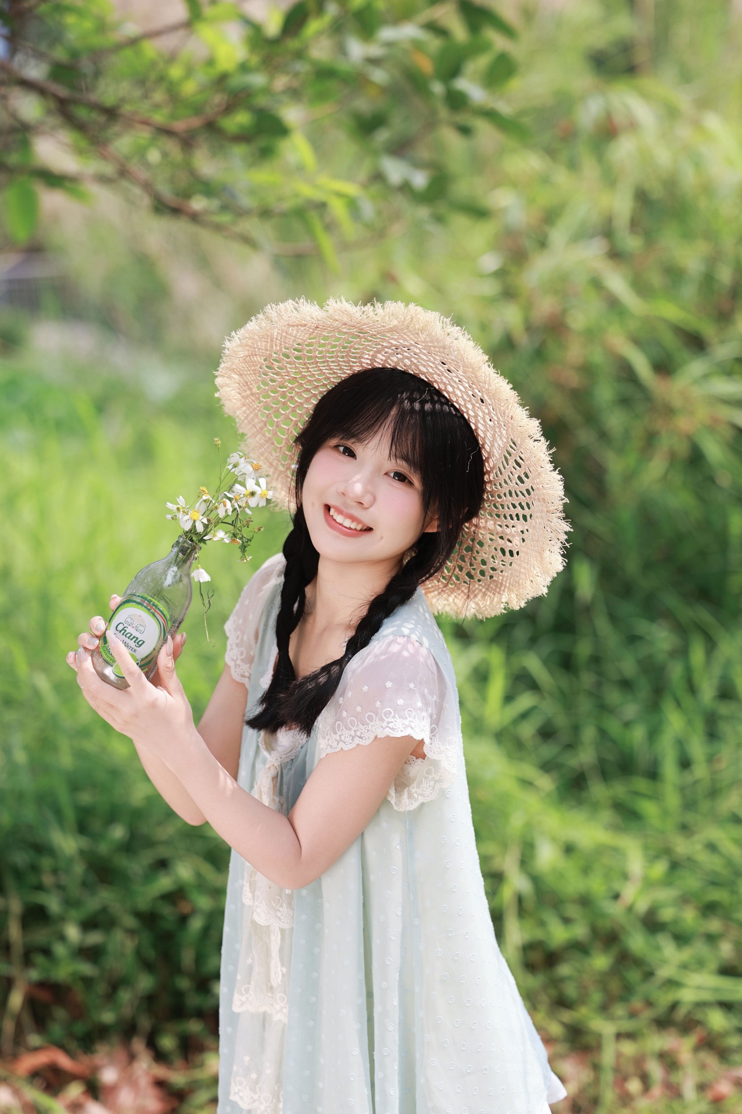 图片[1] - 《闯入夏日草地，做个无忧无虑的少女》[9P] - 机器猫次元 - 机器猫次元