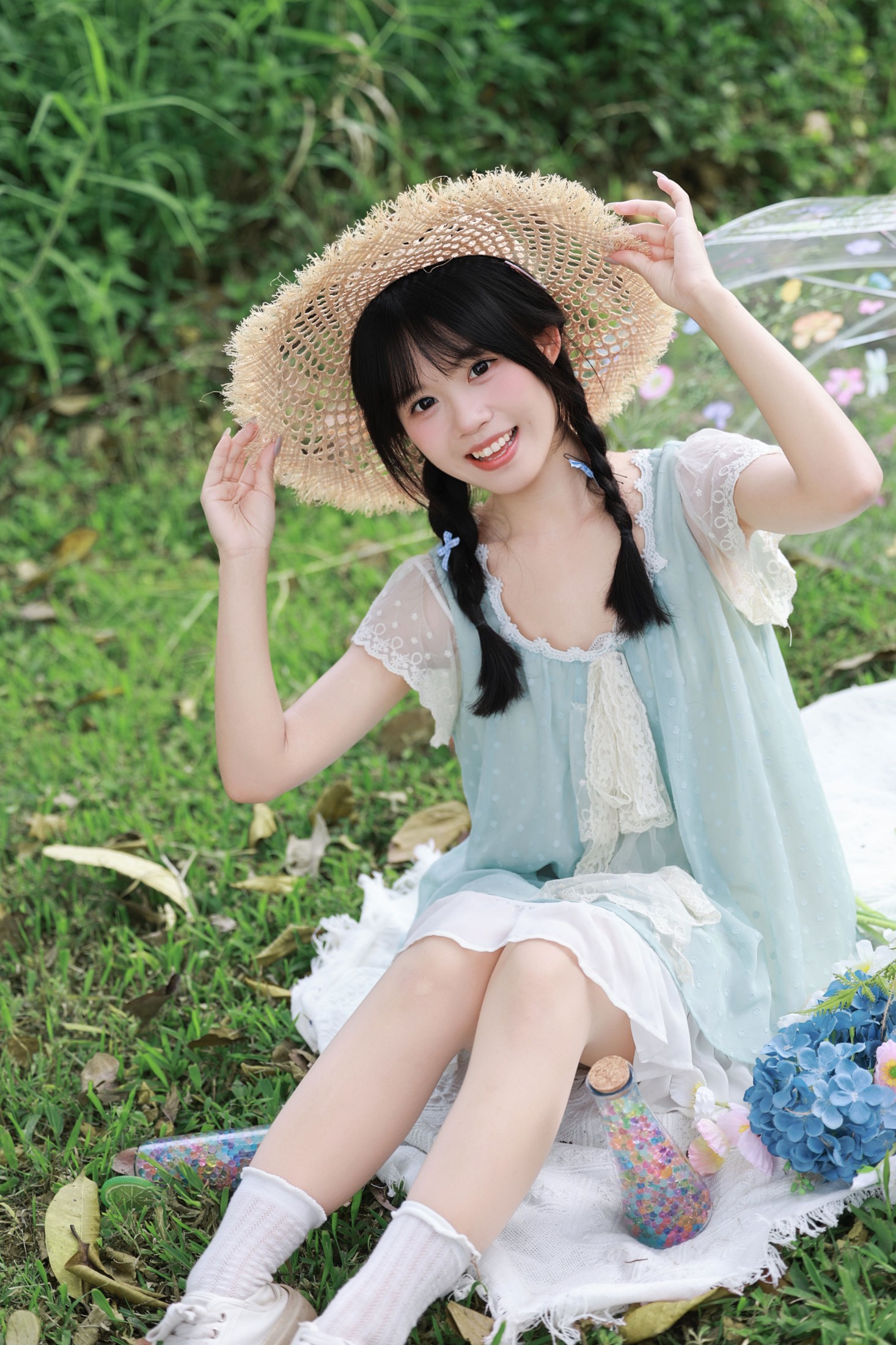 图片[4] - 《闯入夏日草地，做个无忧无虑的少女》[9P] - 机器猫次元 - 机器猫次元