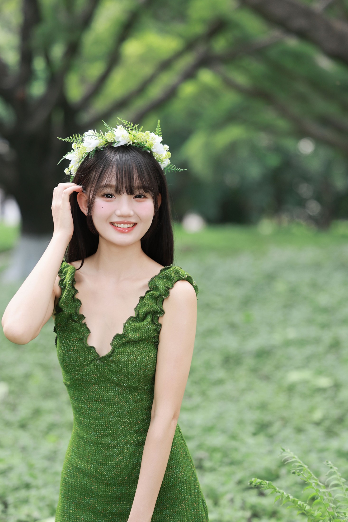图片[8] - 《青草地的午后，少女与风的时光》[10P] - 机器猫次元 - 机器猫次元