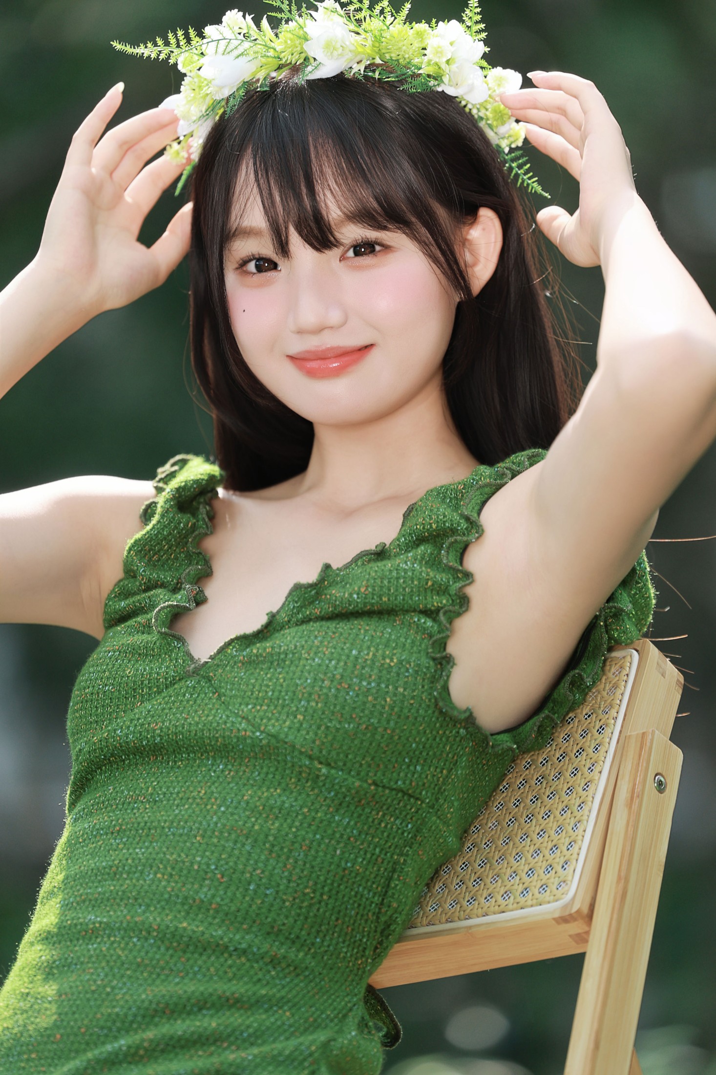 图片[5] - 《青草地的午后，少女与风的时光》[10P] - 机器猫次元 - 机器猫次元