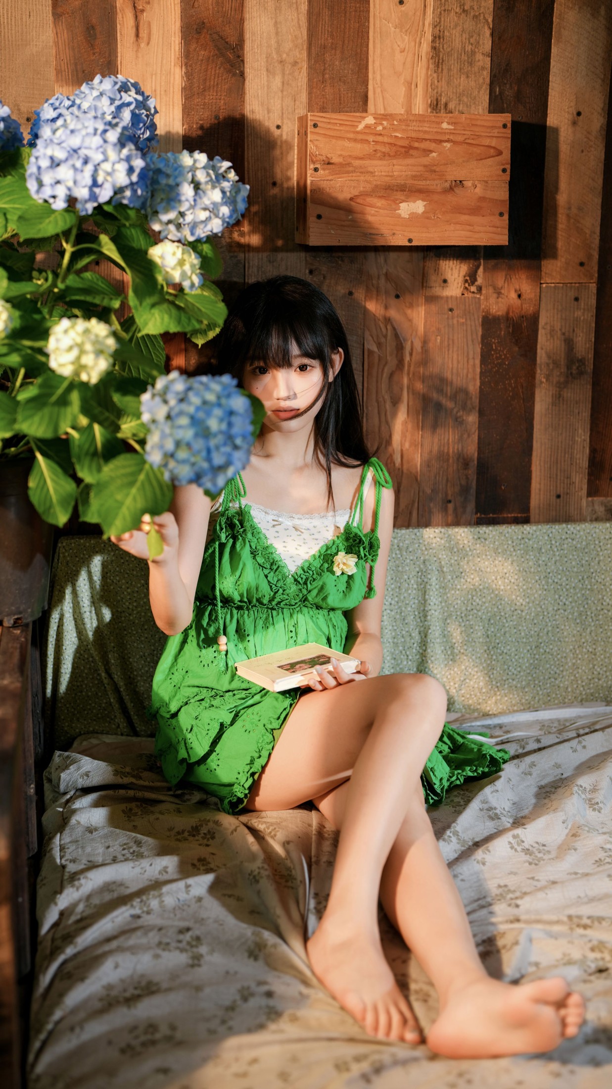 图片[7] - 《森系小清新 | 绿裙甜妹少女》[22P] - 机器猫次元 - 机器猫次元