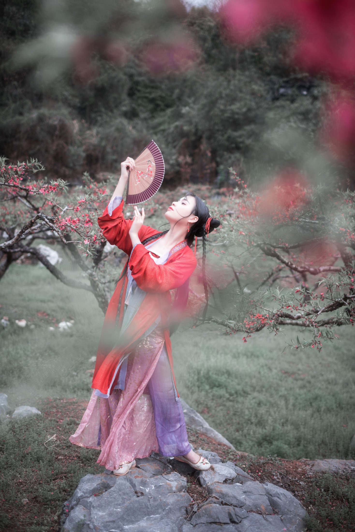 图片[1] - 《一襟红衫，十里桃花》[13P] - 机器猫次元 - 机器猫次元