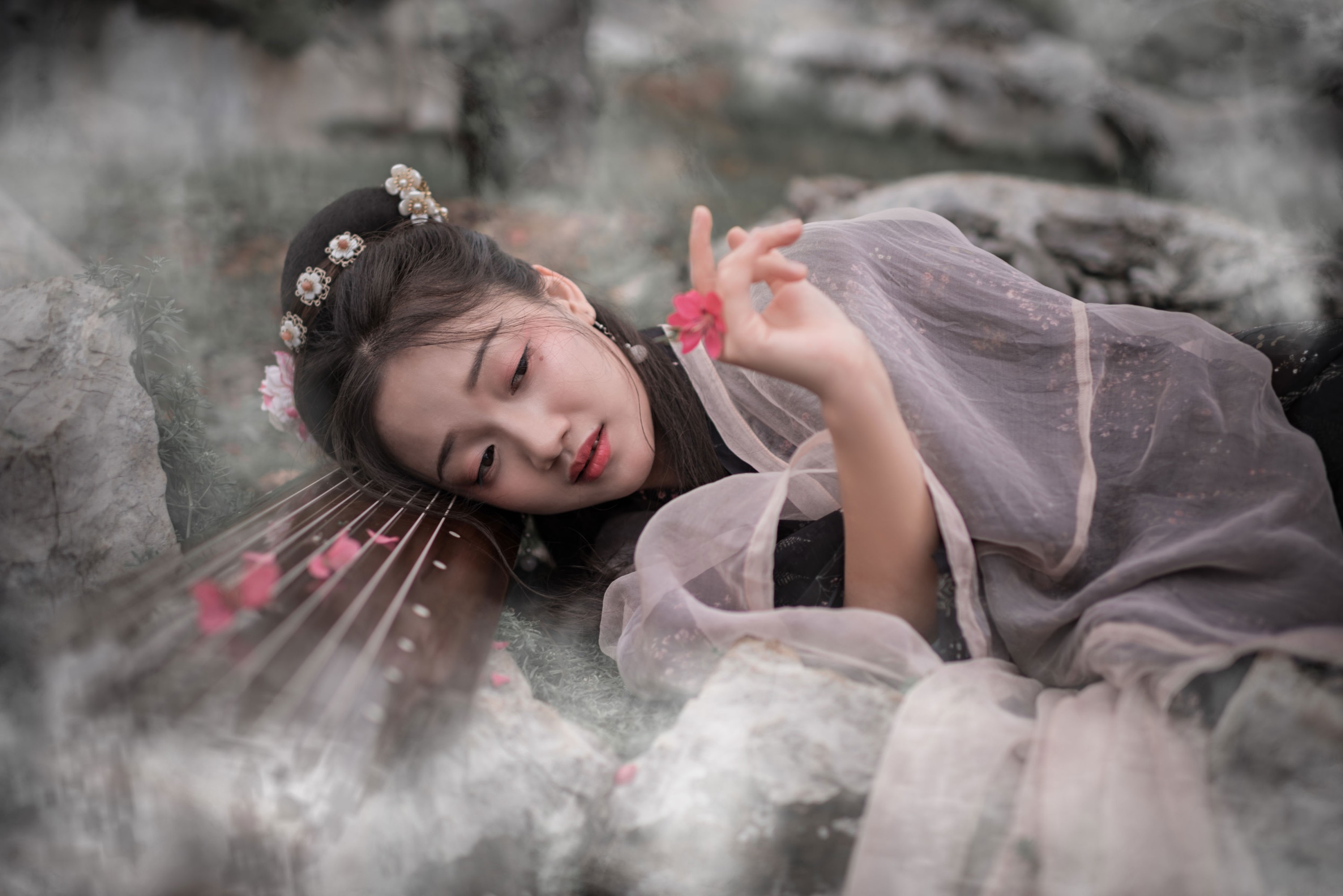 图片[3] - 《落花枕琴，醉卧山林》[11P] - 机器猫次元 - 机器猫次元