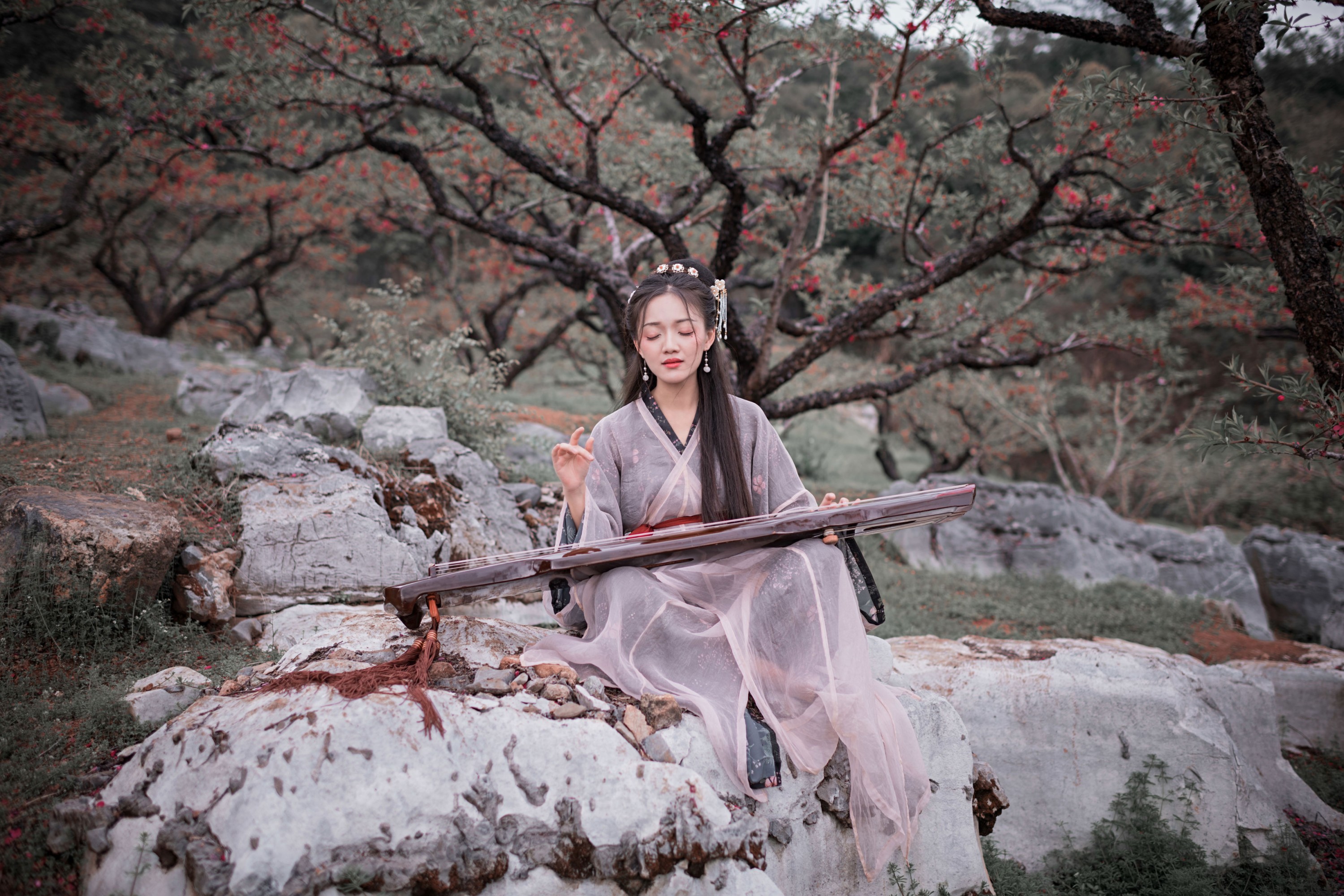 图片[7] - 《落花枕琴，醉卧山林》[11P] - 机器猫次元 - 机器猫次元