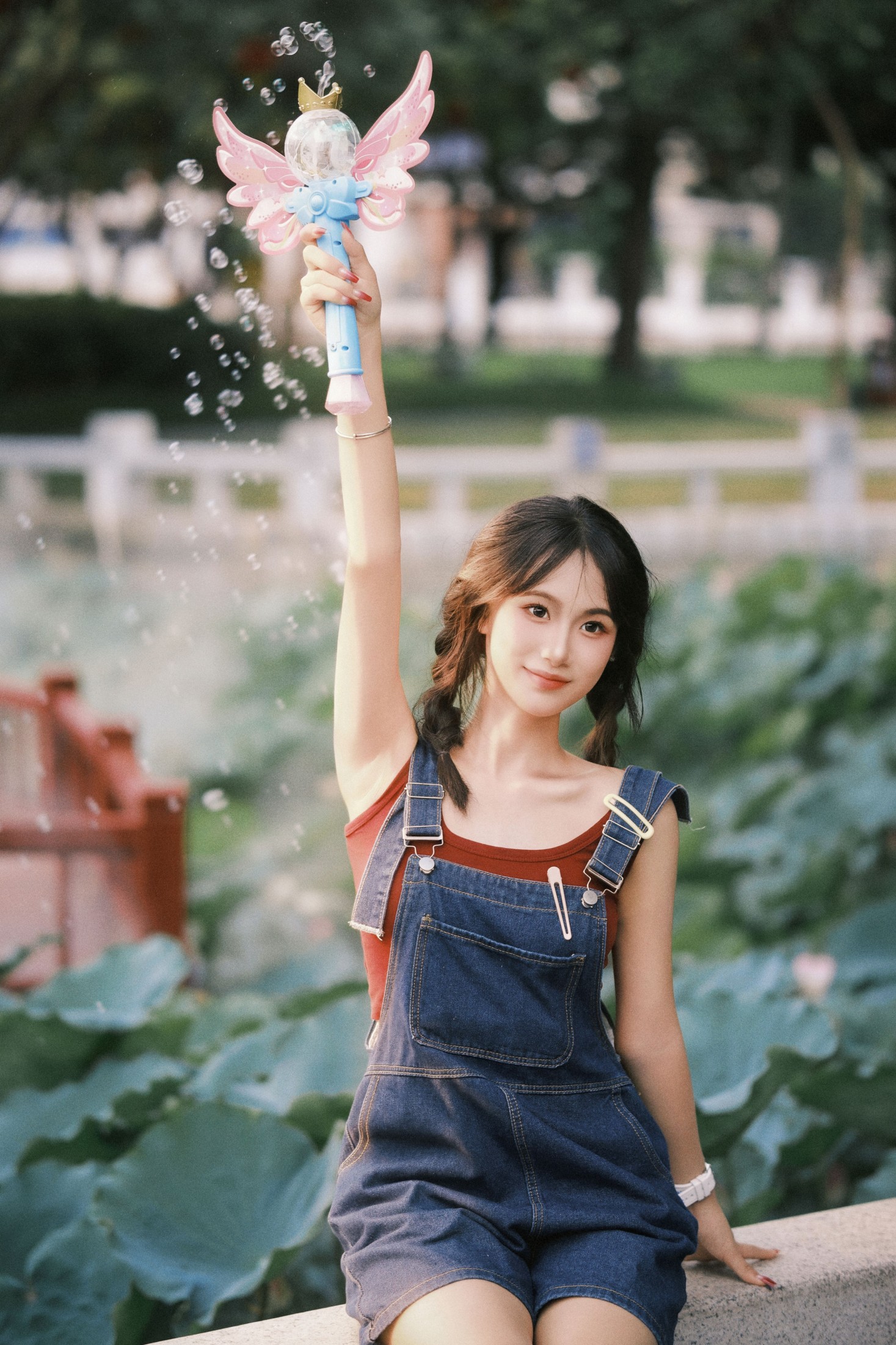 图片[4] - 《夏日公园少女氛围感》[12P] - 机器猫次元 - 机器猫次元