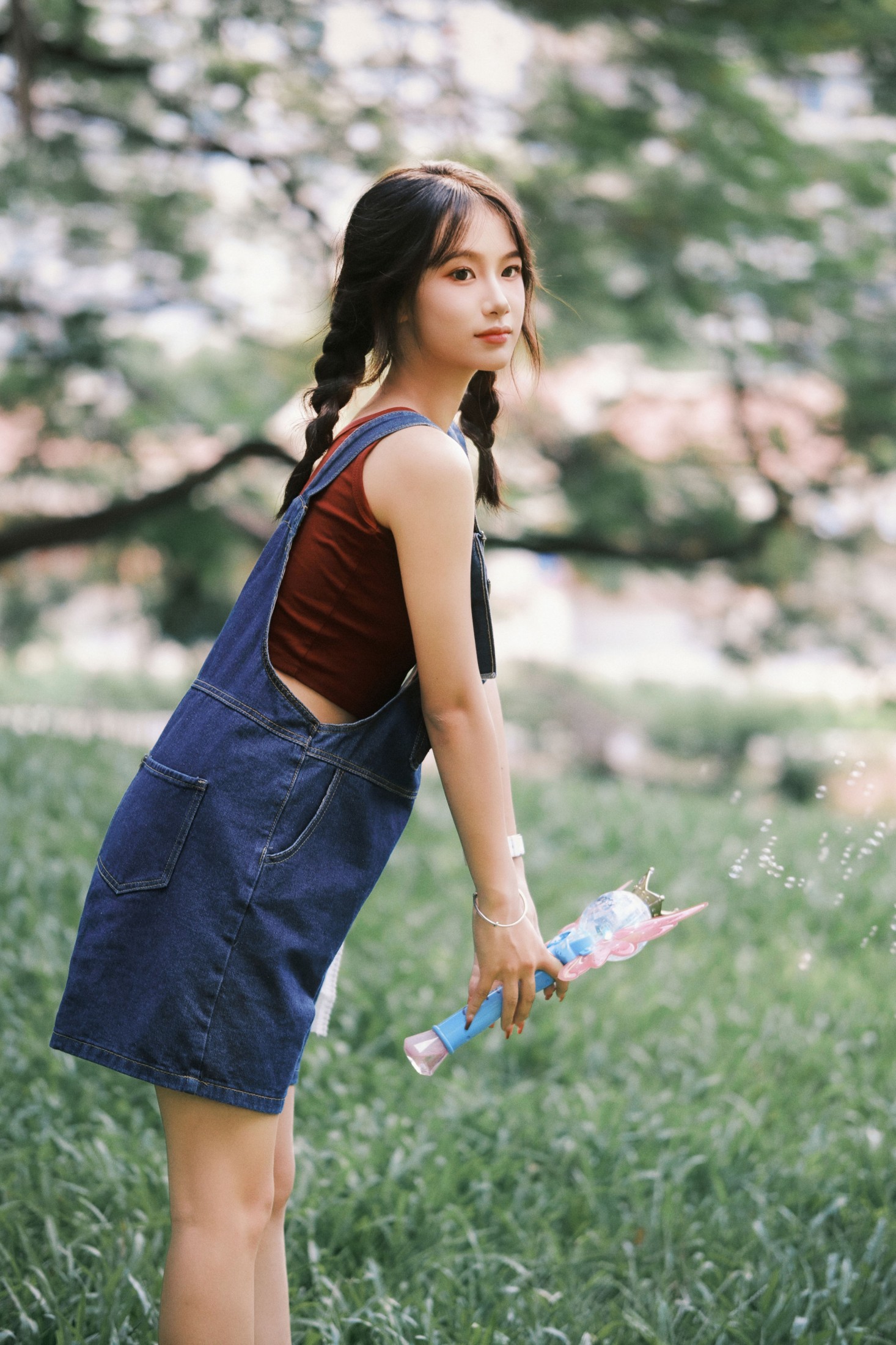 图片[2] - 《夏日公园少女氛围感》[12P] - 机器猫次元 - 机器猫次元
