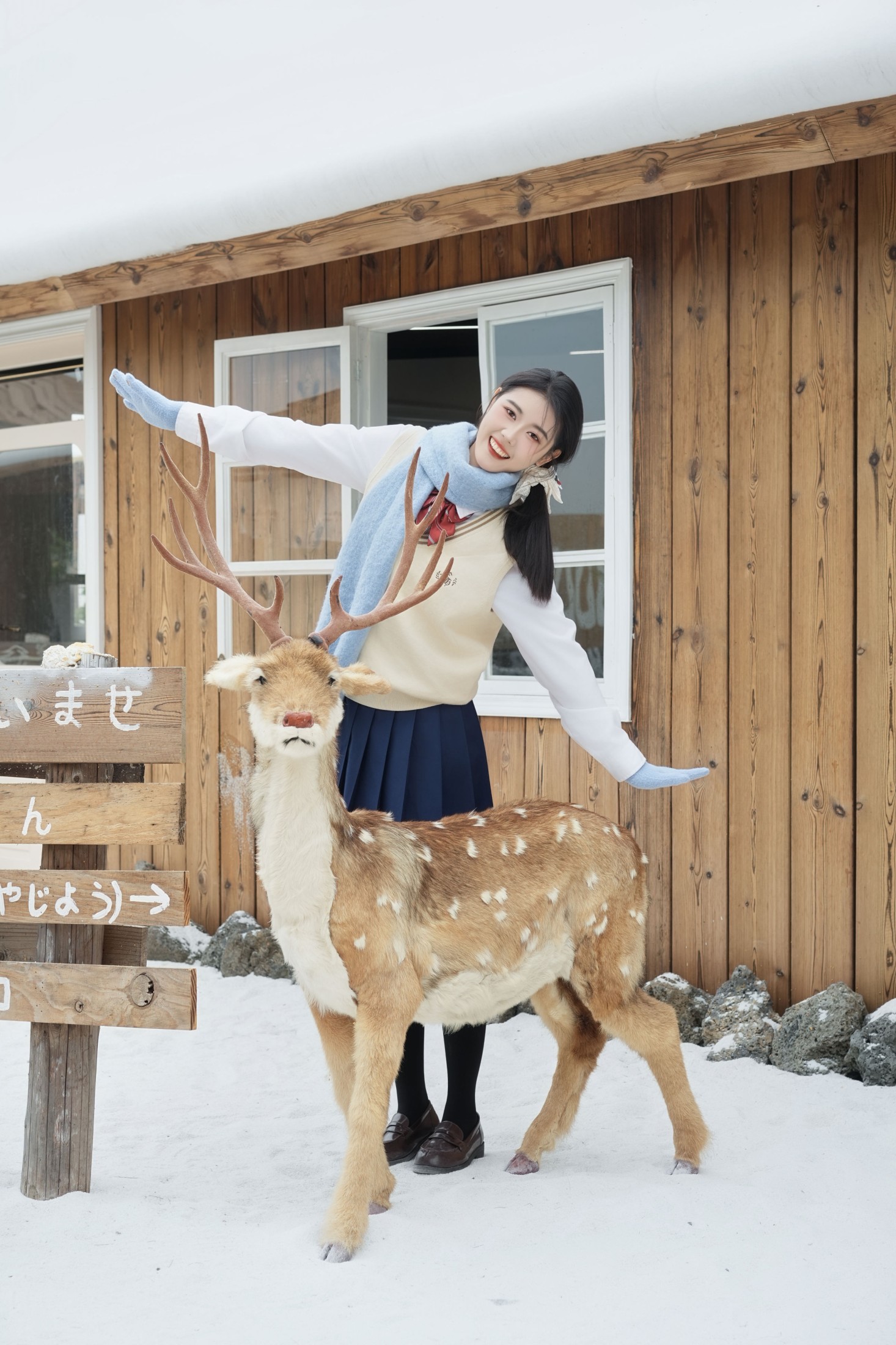 图片[1] - 《和学姐一起看雪吧》[12P] - 机器猫次元 - 机器猫次元