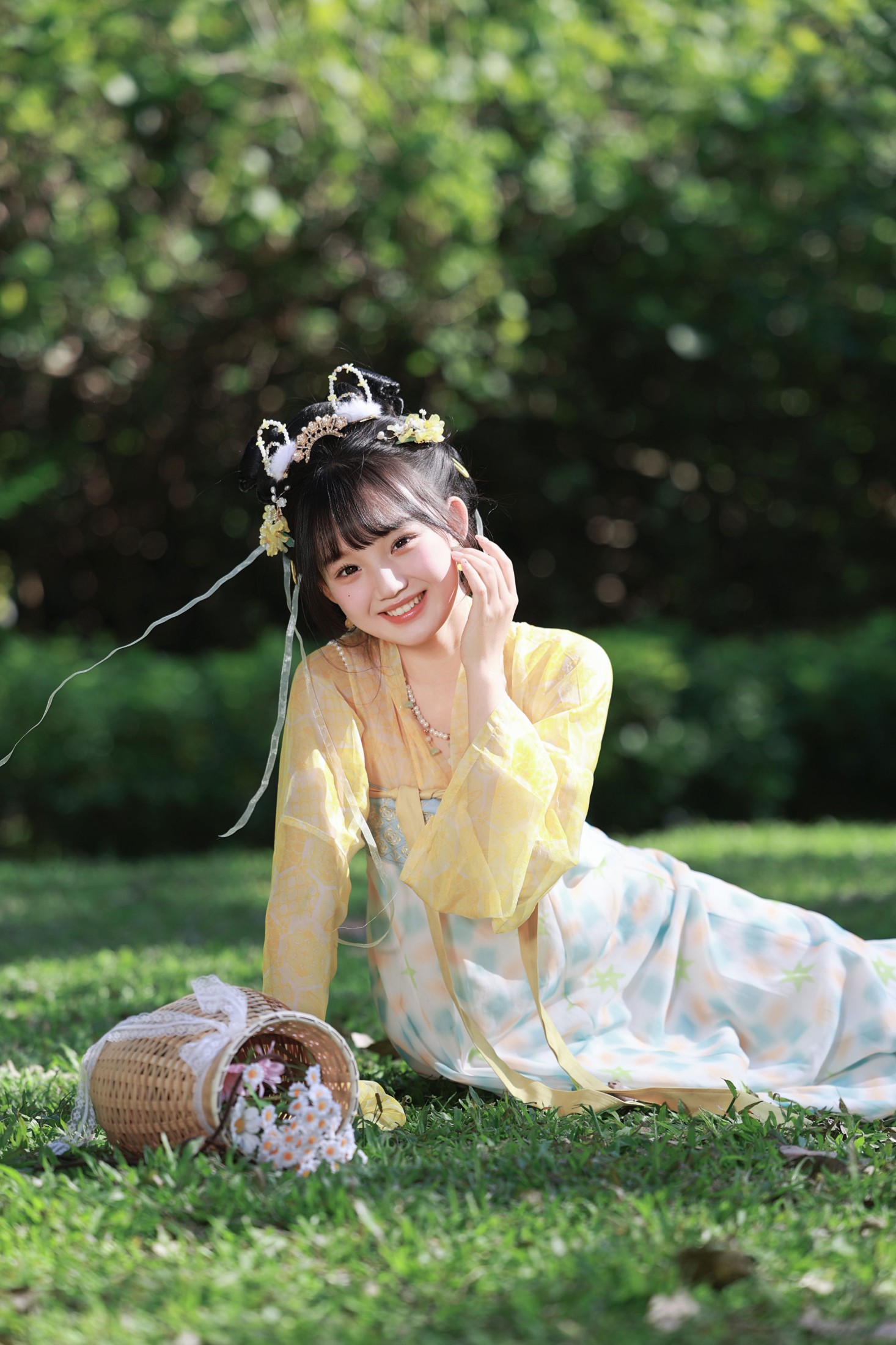 图片[6] - 《蹴鞠与竹篮，藏着汉服少女的夏日心事》[12P] - 机器猫次元 - 机器猫次元