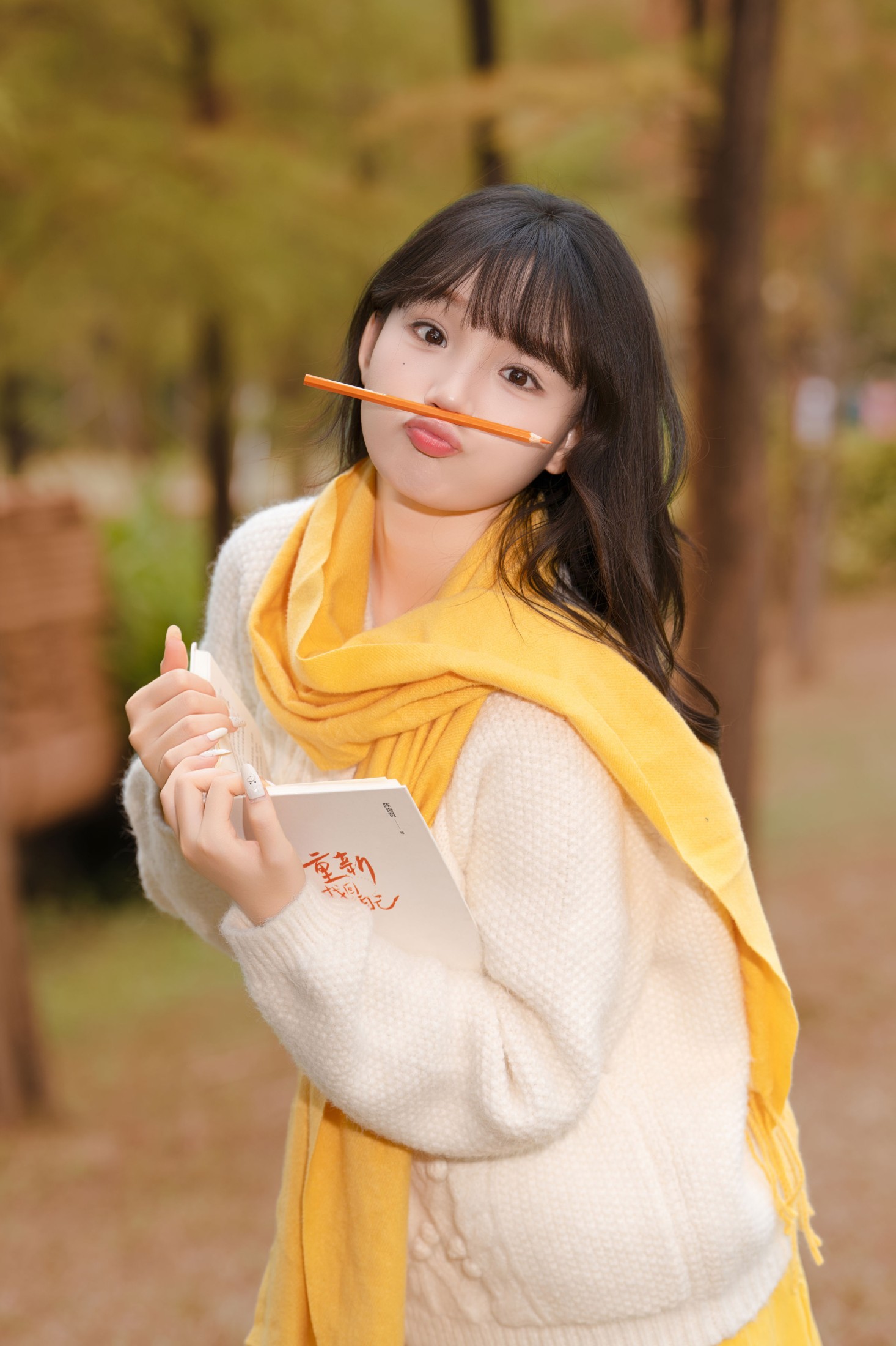图片[1] - 《秋日落羽杉少女写真》[21P] - 机器猫次元 - 机器猫次元