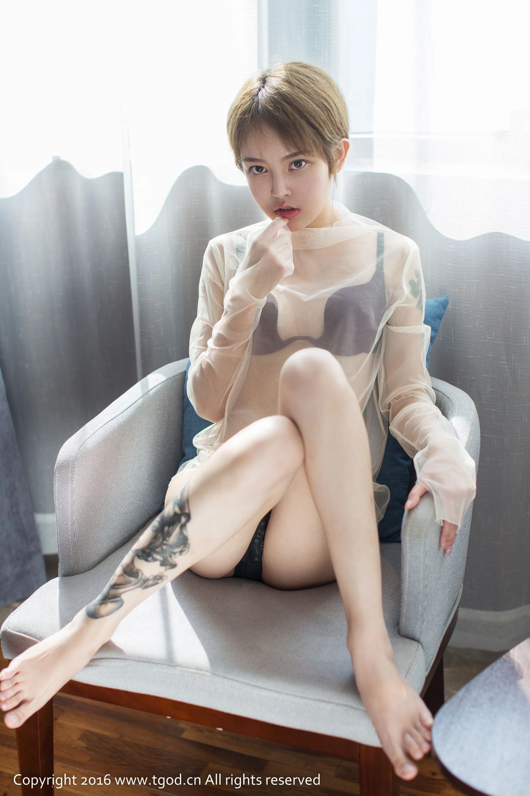 图片[5] - lynne黎茉《透视装短发妹子》 推女神@尤蜜荟 - 机器猫次元 - 机器猫次元