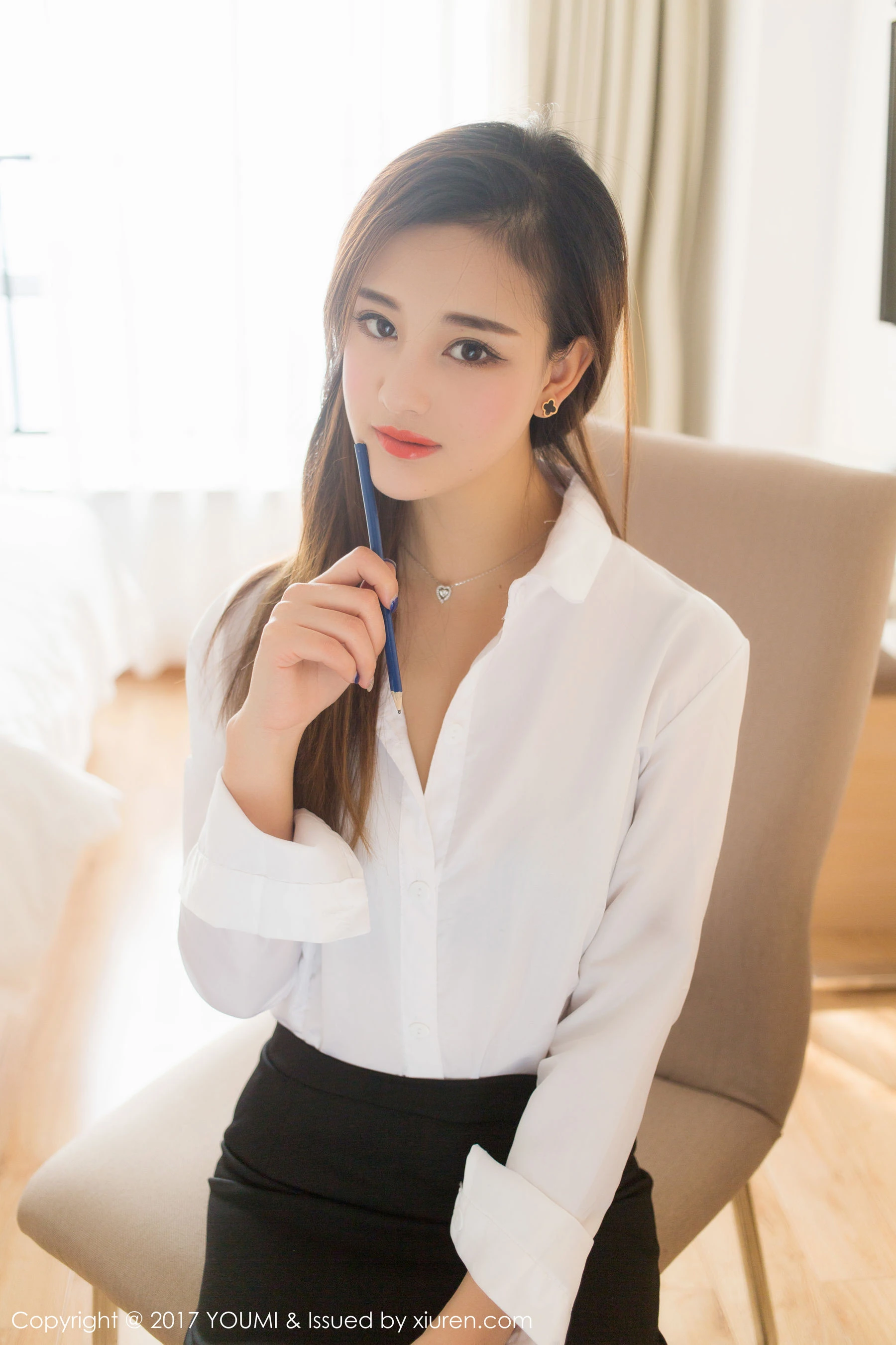 图片[8] - 娜娜TINA《黑丝OL诱惑+学生装》 尤蜜荟 VOL.087 - 机器猫次元 - 机器猫次元