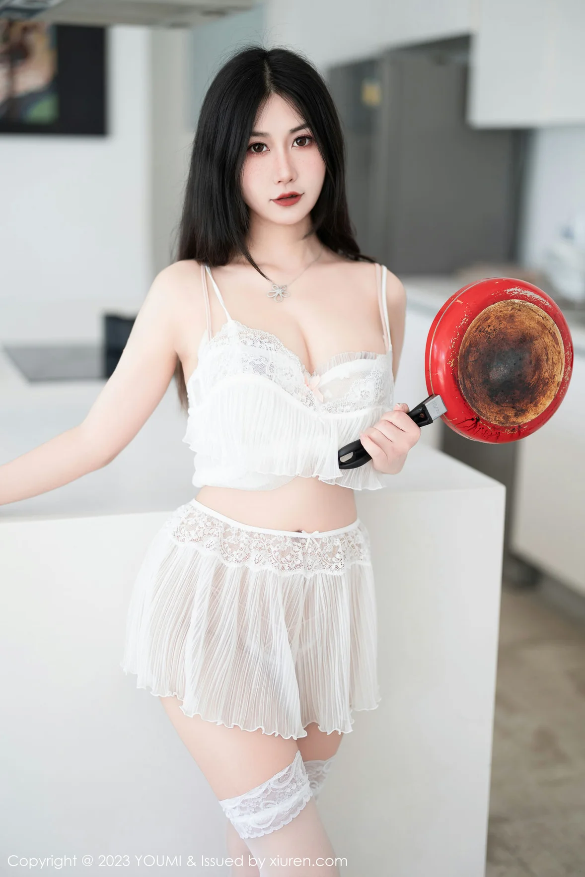 图片[1] - 尤蜜荟 Vol.959 laura阿姣 白色网纱服饰泰国旅拍 [86P] - 机器猫次元 - 机器猫次元